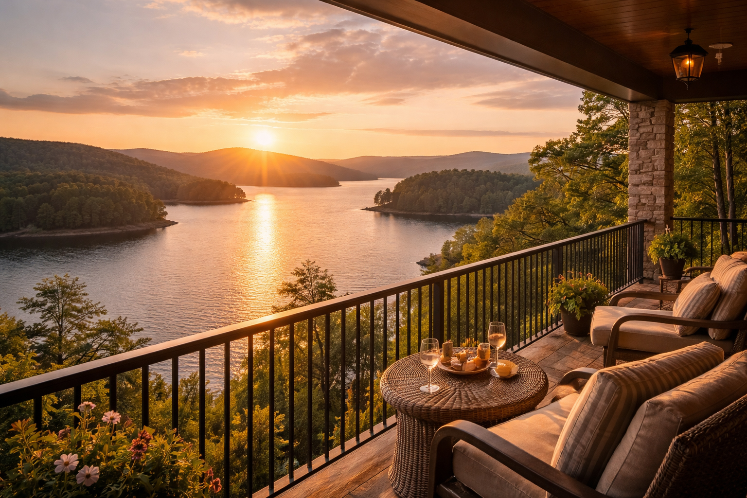 レイク・ワシタを望むアーカンソーの静かなラグジュアリー