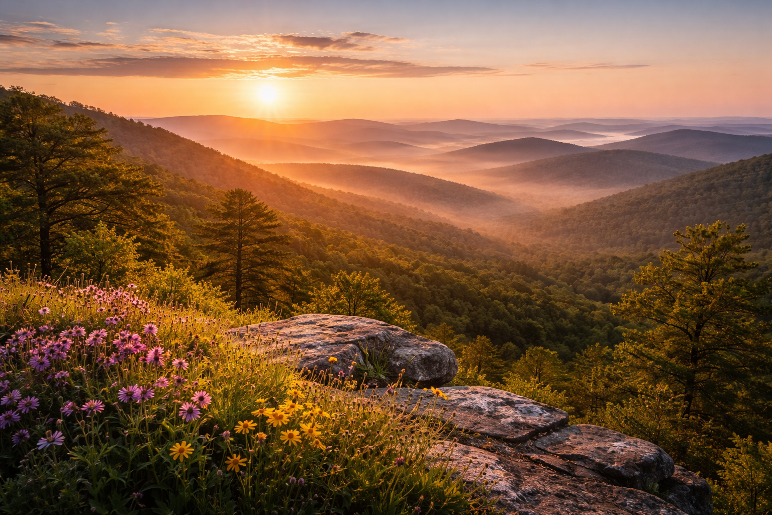 オザークの朝日