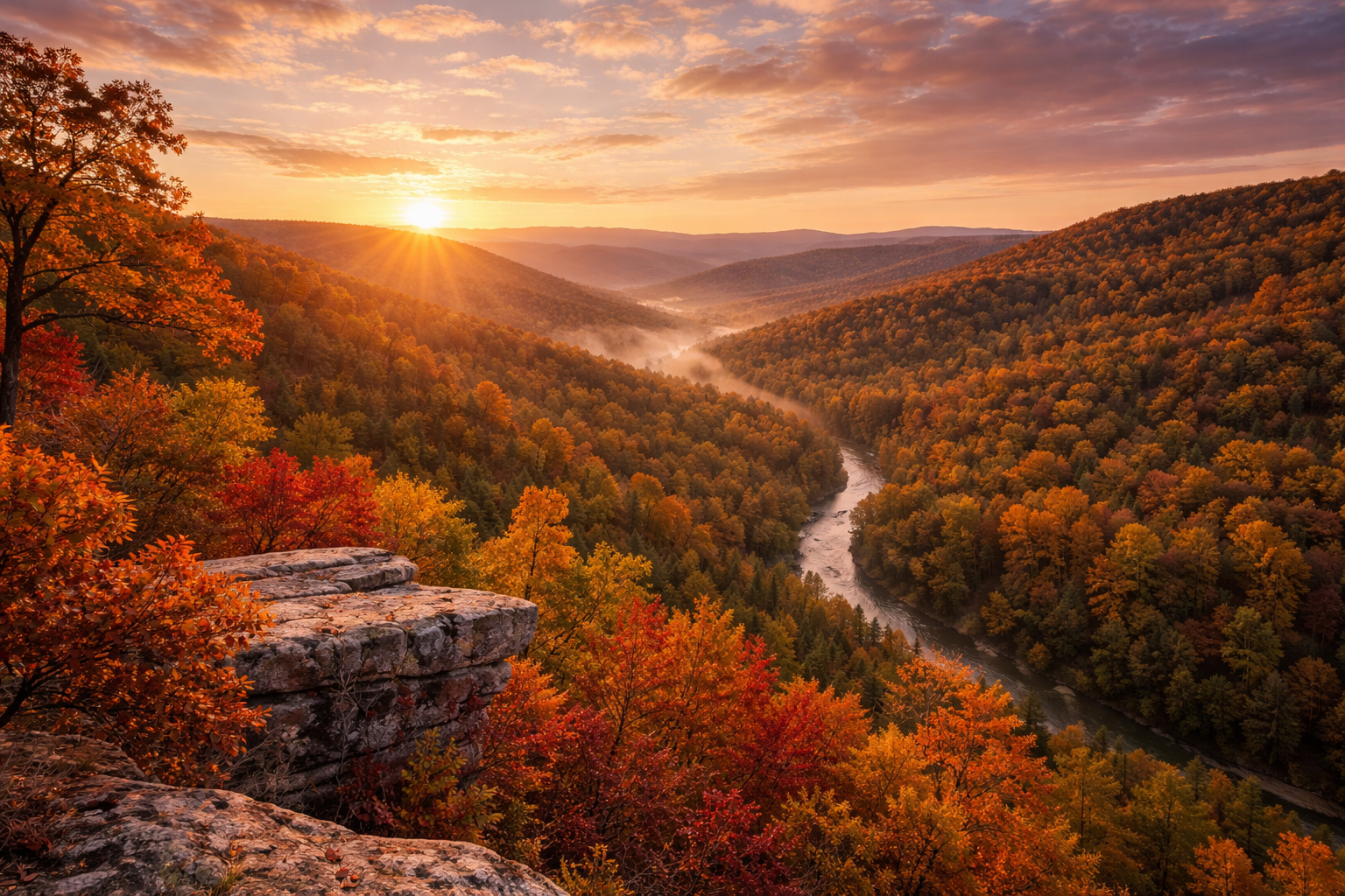 オザークの紅葉